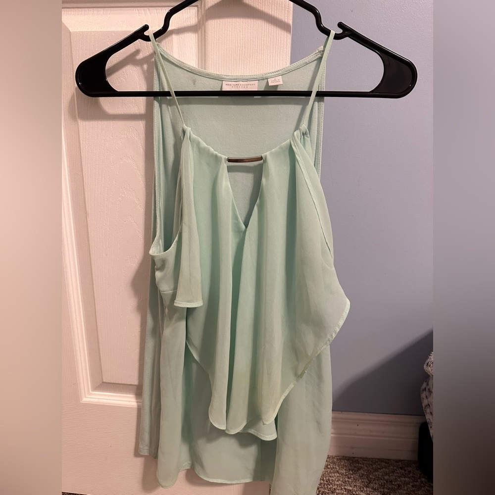 Mint Green NY&C Tank Top